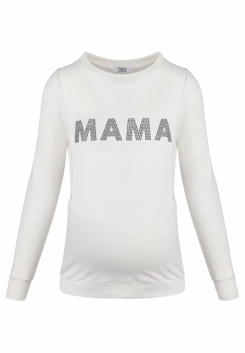 Happy Mama Bling - Sweater - Ecru 3 Happy Mama Bling - Sweater - Ecru