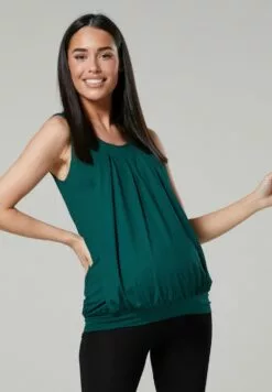 Happy Mama Top - Dark Green -Happy Mama Verkoop 86a2d943386849fb908767f9ba14c04d