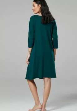 Happy Mama Maternity Skin To Skin Labor - Nachtjapon - Dark Green -Happy Mama Verkoop 886a1f603cfc43ca8b56e39604c317cc