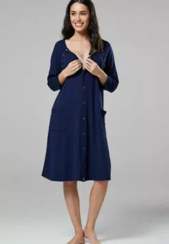 Happy Mama Maternity Skin To Skin Labor - Nachtjapon - Navy 11 Happy Mama Maternity Skin To Skin Labor - Nachtjapon - Navy -Happy Mama Verkoop 93de0d0f33c14952910dd718bc1f8de8