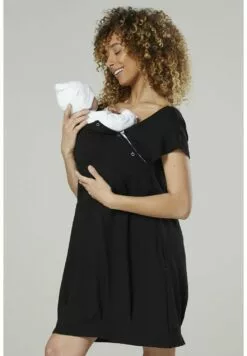 Happy Mama Maternity And Breastfeeding Nightshirt - Jerseyjurk - Black 15 Happy Mama Maternity And Breastfeeding Nightshirt - Jerseyjurk - Black -Happy Mama Verkoop 943211f918e54f3cbc233ba45853ea4d