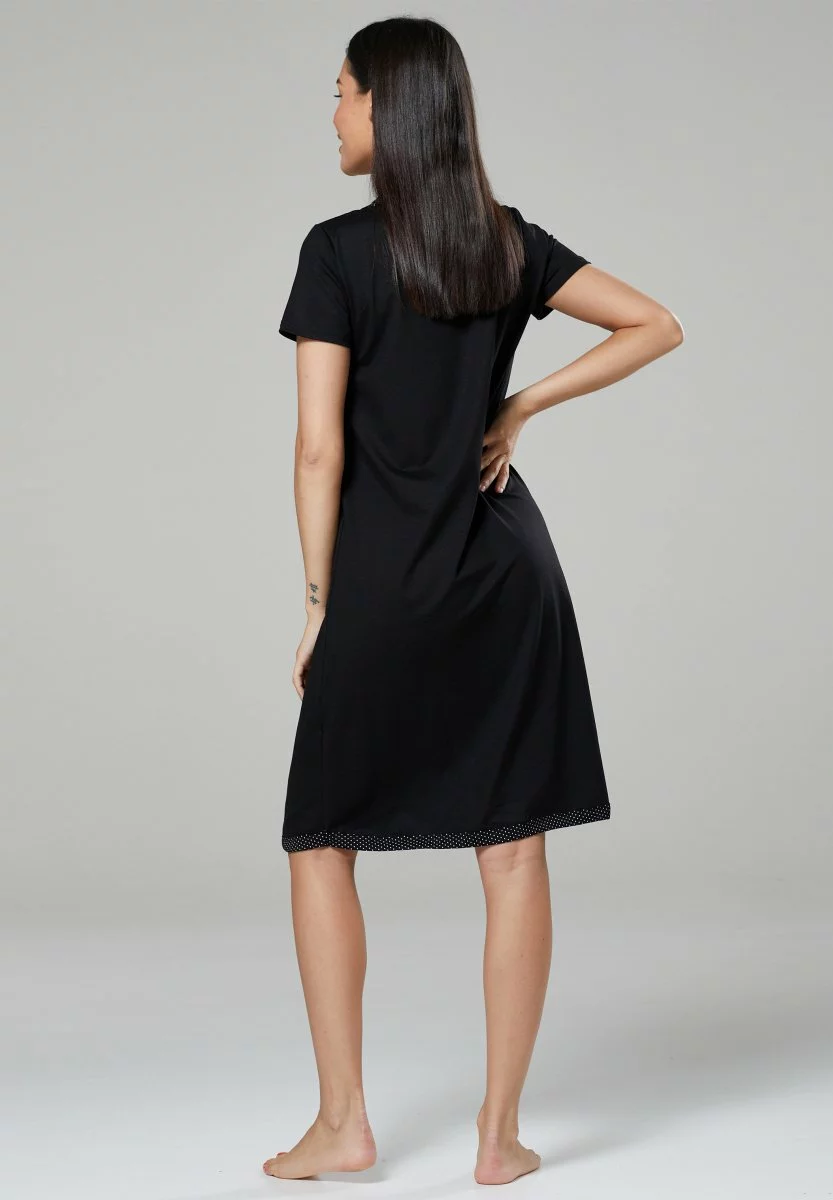 Happy Mama Nachtjapon - Black 5 Happy Mama Nachtjapon - Black - Afbeelding 3