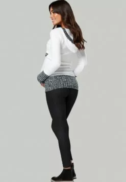 Happy Mama Hoodie - White /Black 9 Happy Mama Hoodie - White /Black -Happy Mama Verkoop 971302a04fc1420981951d2e660839c2