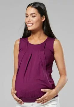 Happy Mama Top - Plum