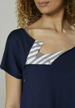 Happy Mama Maternity And Breastfeeding Nightshirt - Jerseyjurk - Grey Melange -Happy Mama Verkoop 99fabf7a04ae4137a90b3edb0bbb4ab2