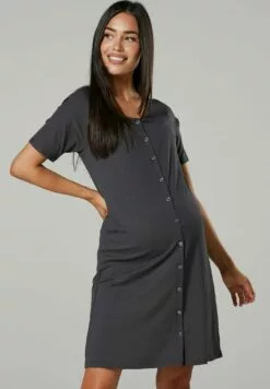 Happy Mama Maternity Breastfeeding 2-Pack - Nachtjapon - Black Graphite -Happy Mama Verkoop 9d574b22ac9048b089cfa99bf8f05072