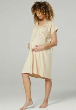Happy Mama Maternity Hospital Set - Nachtjapon - Beige & Cappuccino -Happy Mama Verkoop 9e9ba3c2ccc44d2eaa2834bd370ae3f4