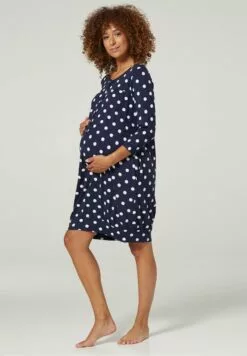 Happy Mama Nachtjapon - Navy With Dots 7 Happy Mama Nachtjapon - Navy With Dots -Happy Mama Verkoop 9f7023468c5a4d01a0165dc4b4d999d3