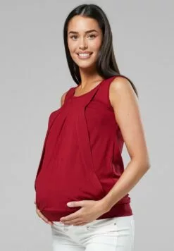 Happy Mama Top - Crimson