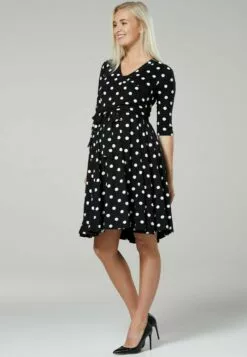 Happy Mama Maternity Wrap Nursing- Jerseyjurk - Black -Happy Mama Verkoop a3cf690001f4446fa8e8a3f9f5832742