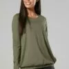 Happy Mama Layered- Longsleeve - Khaki -Happy Mama Verkoop a51e904adb2b42b4914940592bf44b51