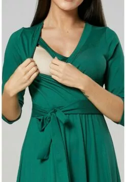 Happy Mama Nursing - Maxi-Jurk - Green -Happy Mama Verkoop a694b34a1bf1410cb3d35647bcc62c93