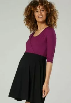 Happy Mama Jerseyjurk - PlumBlack -Happy Mama Verkoop ad33bf587dae401f955df364bd6a41cb