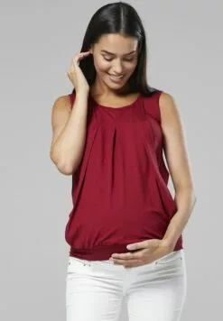 Happy Mama Top - Crimson -Happy Mama Verkoop ae4ffb508a034d01af211b193e0d7ff4