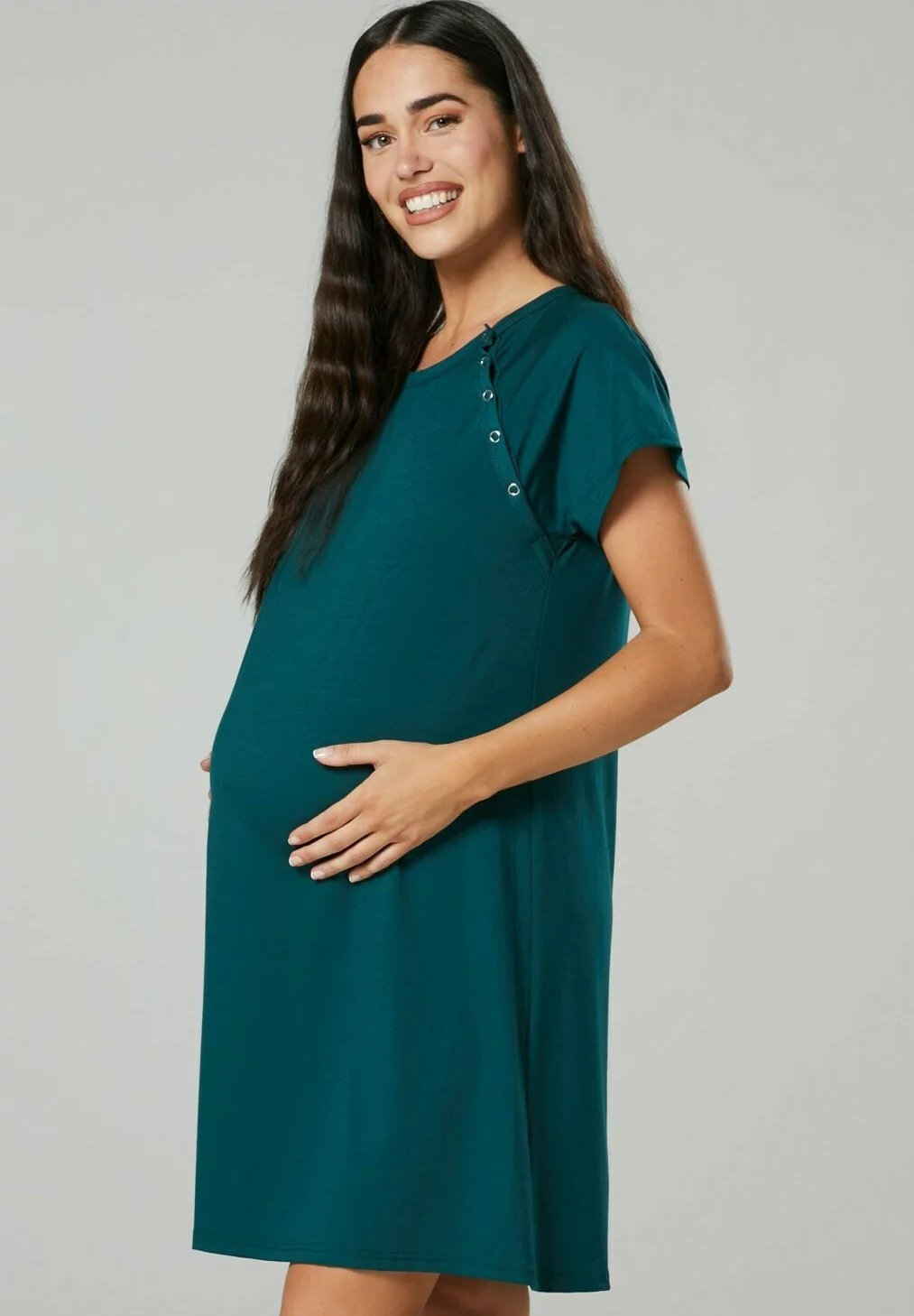 Happy Mama Nachtjapon - Dark Green 6 Happy Mama Nachtjapon - Dark Green - Afbeelding 4