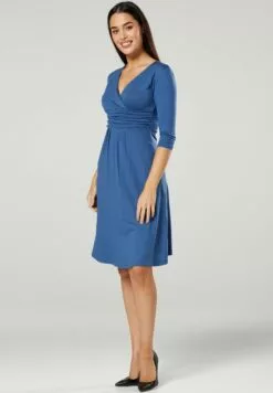 Happy Mama 3/4 Sleeve V-Neck- Jerseyjurk - Blue Jeans 10 Happy Mama 3/4 Sleeve V-Neck- Jerseyjurk - Blue Jeans -Happy Mama Verkoop b0bfafa4270347638156bd73ccc22228