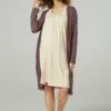 Happy Mama Maternity Hospital Set - Nachtjapon - Beige & Cappuccino -Happy Mama Verkoop ba7959af01c542bf9110b8598a5dfb7a
