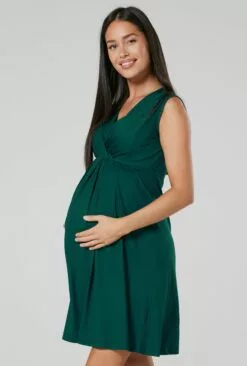 Happy Mama Jurk - Dark Green