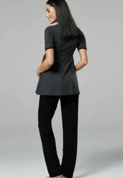 Happy Mama 3 Piece Sleepwear - Badjas - Graphite Melange /Black 11 Happy Mama 3 Piece Sleepwear - Badjas - Graphite Melange /Black -Happy Mama Verkoop c046b64bdc41465ba1b364177d093bd2