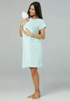 Happy Mama 3-Pack - Nachtjapon - Blue Grey & Mint & Aqua 16 Happy Mama 3-Pack - Nachtjapon - Blue Grey & Mint & Aqua -Happy Mama Verkoop c4ae1d411a5b49db82384be586196e9c