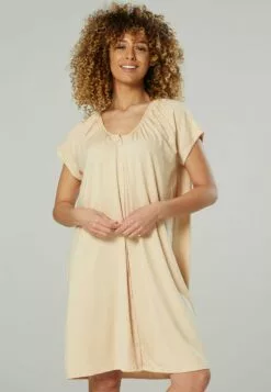 Happy Mama Maternity Hospital Set - Nachtjapon - Beige & Cappuccino -Happy Mama Verkoop c68438fdadf44cc89ffca4e39fafe476