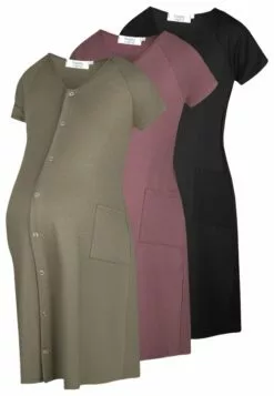 Happy Mama 3-Pack - Nachtjapon - Black & Cappuccino & Khaki 19 Happy Mama 3-Pack - Nachtjapon - Black & Cappuccino & Khaki -Happy Mama Verkoop c8456e076efa4ed88091c55ec23c64ea