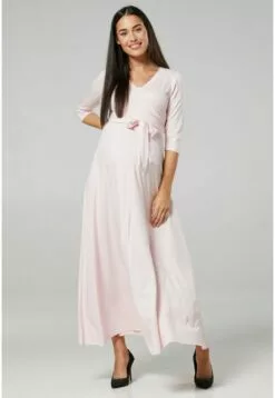 Happy Mama Nursing - Maxi-Jurk - Powder Pink
