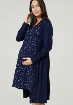 Happy Mama Set - Nachtjapon - Navy With Dots -Happy Mama Verkoop c9fc6ca5033c4e7c9785f980c572f076