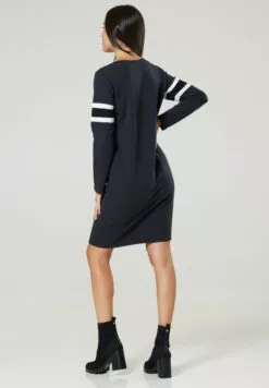 Happy Mama Maternity Nursing Long Sleeves Pockets - Jurk - Graphite -Happy Mama Verkoop cc413b43e780480b819bf4fc16c21ea2