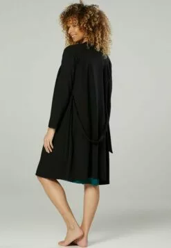 Happy Mama Maternity Hospital Set - Nachtjapon - Dark Green & Black -Happy Mama Verkoop cf312c7cec504b0a96decc25d8390c82