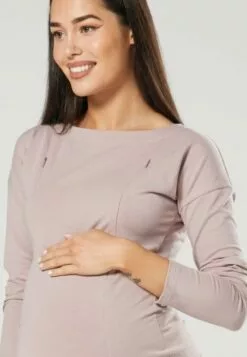 Happy Mama Jurk - Dusty Pink -Happy Mama Verkoop cfc76c24dc0e45649c33e36f6ebbf257