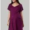 Happy Mama Labour - Nachtjapon - Plum 1 Happy Mama Labour - Nachtjapon - Plum -Happy Mama Verkoop d0a909443f2749a4b2dbe8c5542bc4b4