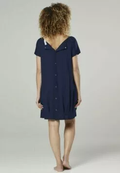 Happy Mama Maternity And Breastfeeding Nightshirt - Jerseyjurk - Grey Melange -Happy Mama Verkoop d1ecf266bae0433c83a7b5bb7e2cd179