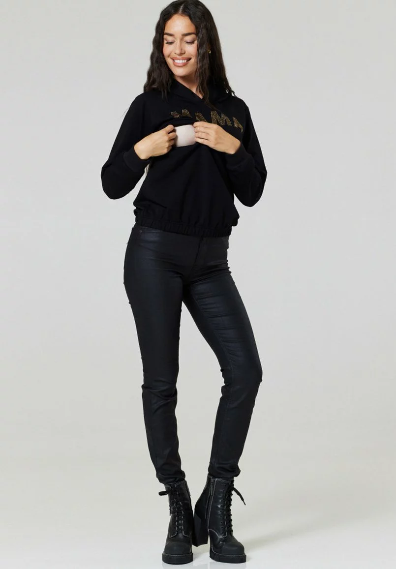 happy＊mama Winkel Happy Mama Bling - Sweater - Ecru - Bespaar 10% op uw