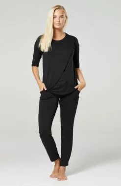 Happy Mama Pyjama - Black