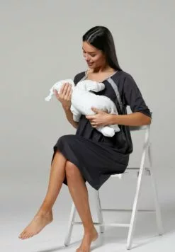 Happy Mama Nursing Delivery Hospital - Nachtjapon - Graphite -Happy Mama Verkoop e0b13d73039e4c72a7c8cbaa248ffe6f