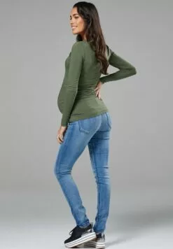 Happy Mama Maternity Nursing- Longsleeve - Khaki -Happy Mama Verkoop e8bba3585b9c4c86bedd9c6ca7b31926