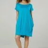 Happy Mama Maternity And Breastfeeding Nightshirt - Jerseyjurk - Turquoise -Happy Mama Verkoop e9c3e657dcbb420c956202ca0d35ddc7