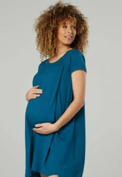 Happy Mama Labor Delivery Hospital Breastfeeding - Nachtjapon - Bottle Green -Happy Mama Verkoop eb77378dc04440c0bc65b5b5257ff04a