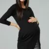 Happy Mama Maternity Nursing - Jurk - Black Grey Melange 1 Happy Mama Maternity Nursing - Jurk - Black Grey Melange -Happy Mama Verkoop ede12b28f3fa4f039e51a35bb143dd10