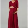 Happy Mama Nursing - Maxi-Jurk - Crimson -Happy Mama Verkoop f4e7b55eaa134fae9e873cb670d7c3b2