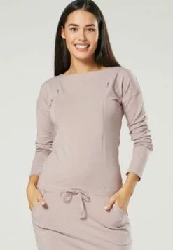 Happy Mama Jurk - Dusty Pink -Happy Mama Verkoop f614137579aa40bdb56e7faa0f53e9dc