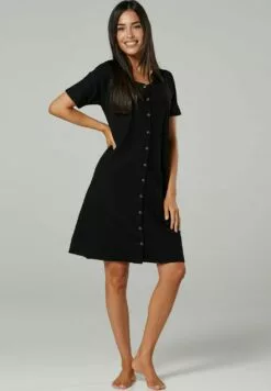 Happy Mama Maternity Breastfeeding 2-Pack - Nachtjapon - Black Black With Stars -Happy Mama Verkoop f9e1ff81bc6e4e5a9ae1292554ad5c31