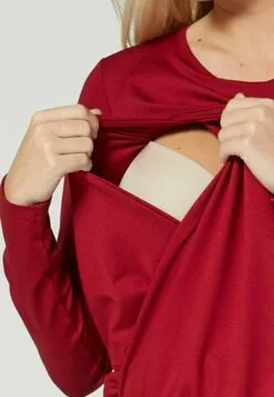 Happy Mama Layered- Longsleeve - Crimson -Happy Mama Verkoop fb03e6cf202c469c9380dda36e2362d3