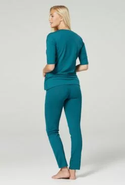 Happy Mama Pyjama - Bottle Green -Happy Mama Verkoop fd4401aac285402290d2848148dceb38